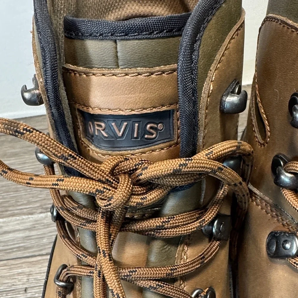 Orvis Men's Brown and Black Boots size 11
